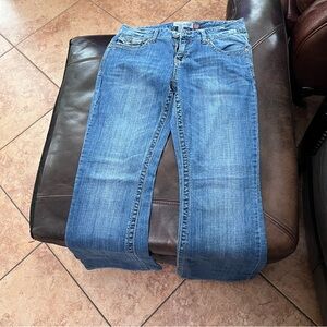 Aeropostale Women's Straight Leg Blue Jeans